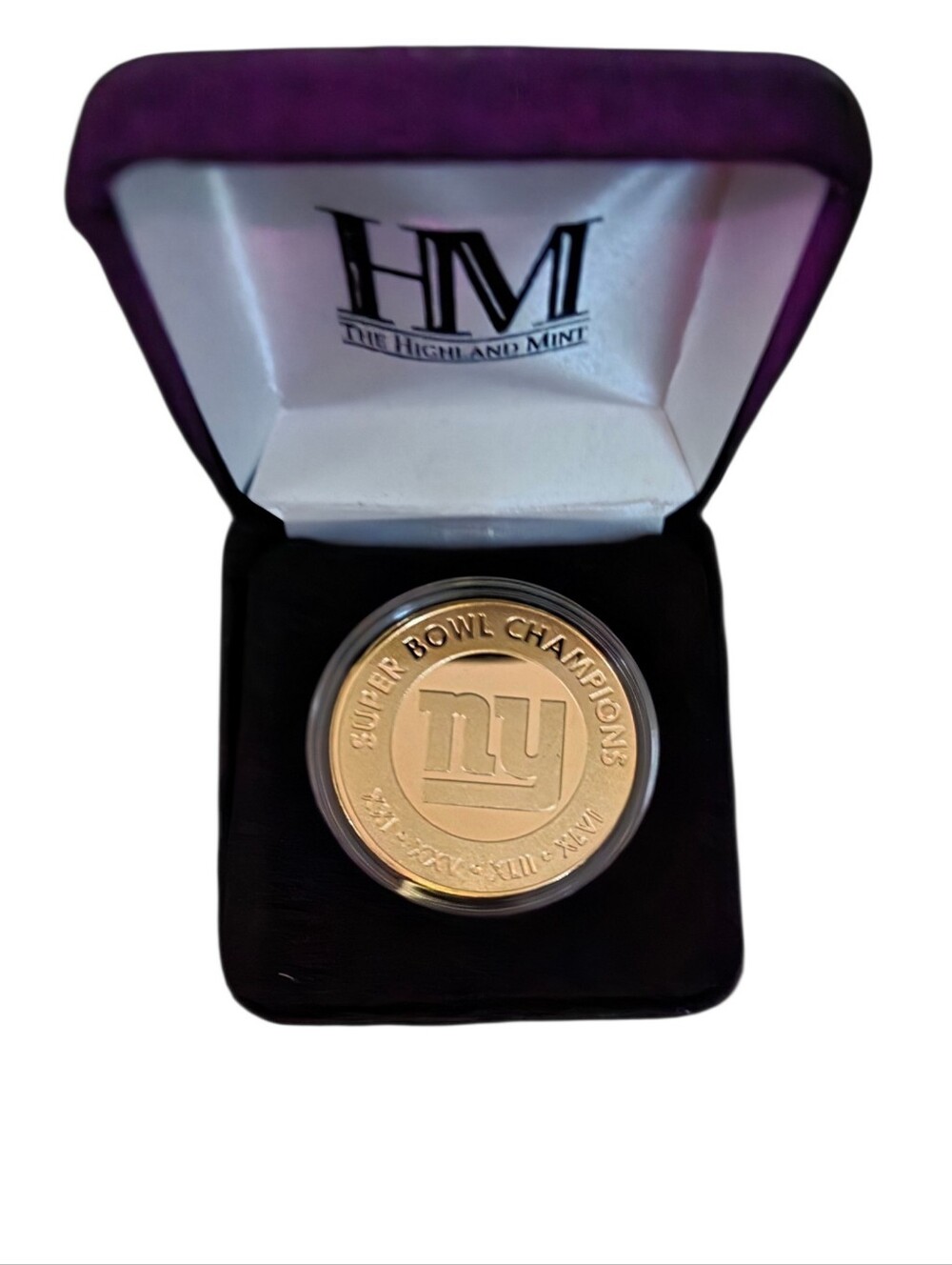 Limited Edition Coin NY Giants 4-time Super Bowl Champs